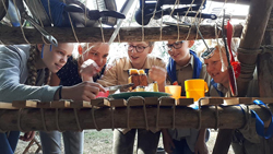 Scouts spelletjes zomerkamp heel Smeerling bakt